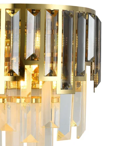 Бра IMPERIUM 76018/2W GOLD PLATED Natali Kovaltseva прозрачный золотой на 2 лампы, основание золотое в стиле классический фото 3